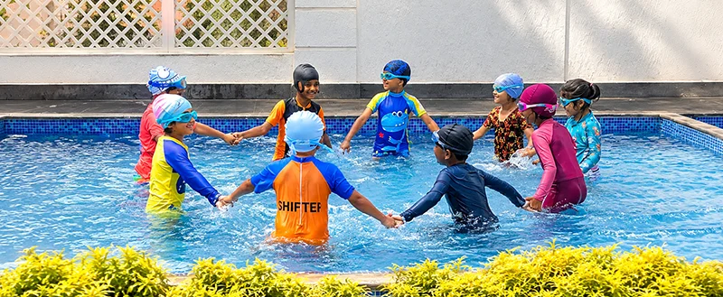 Joyful Moments in the Pool