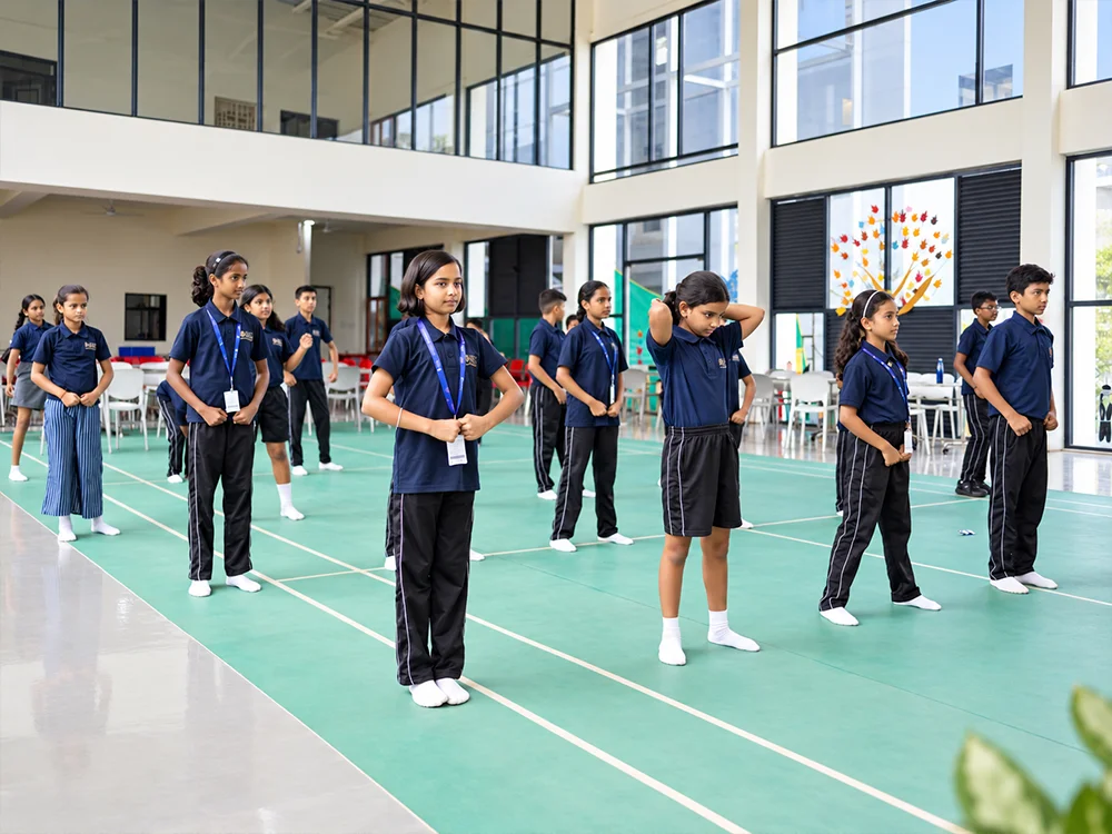 Students in Formation at School